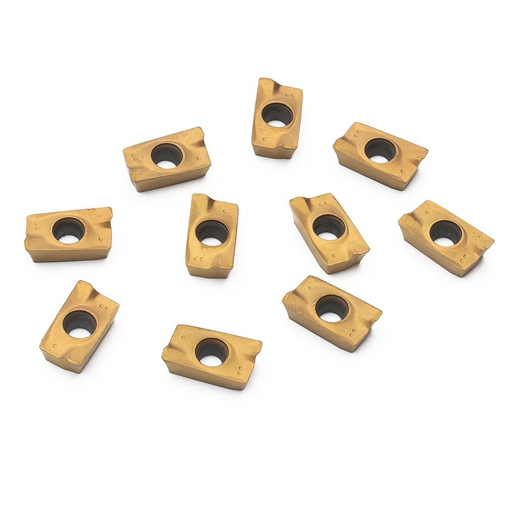 10pcs Indexable Insert APMT1604 DP5320 25R0.8 Carbide Inserts CNC Gold Tool Kit