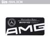 Mercedes Benz Series Aluminum Badge Car Body Stickers Decals For Mercedes Benz AMG W203 W206 W220 W205 W211 W212 W201 W168 W108 OS5