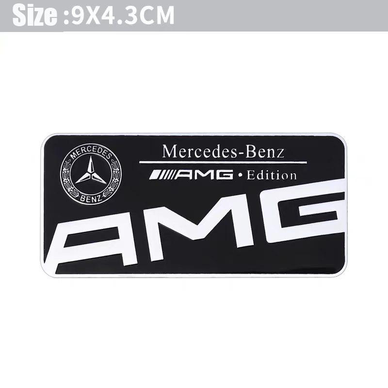 Mercedes Benz Series Aluminum Badge Car Body Stickers Decals For Mercedes Benz AMG W203 W206 W220 W205 W211 W212 W201 W168 W108 OS5