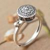 Rotatable Vintage Ring Open Fortune Wealth Ring Finger Rings Spinner Ring  Gift