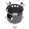 ALOCS Camping Outdoor Spirit Alcohol Burner Camping Stove Alcohol Stove Bracket Support Set
