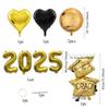 Abschluss-Saison Thema Aluminiumfolien-Ballon-Set Goldener Absolventenhut Feier Klassenzimmer Schulparty Dekoration
