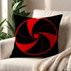 SSharingan NNarutoS Anime Cushion Cover For Pillow Printing Sofa Decoration Home Car Room Coffee Shop Office Nordic Simplicity