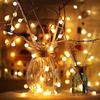 Multicolour Lights 6M 40Pcs LED Battery Powered Ball String Lights Shining Decoration Christmas Wedding Birthday Holiday Party