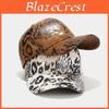 No Ip Classic Baseball Cap With Leopard Print Leather In Autumn Winter For Outdoor Fashion
