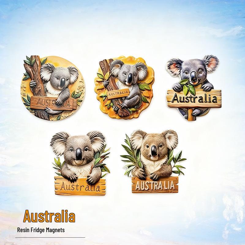 Sydney Opera House & Koala Souvenir Fridge Magnet - Australian Gift