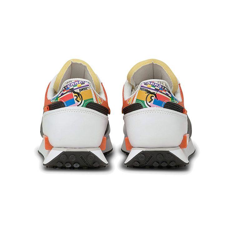 Puma Future Rider International Game Unisex Sneakers Orange White Tigerlily 375971-01