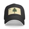 Maine Flag  Baseball Cap Ball Cap tea Hat Unisexs Hats Womens