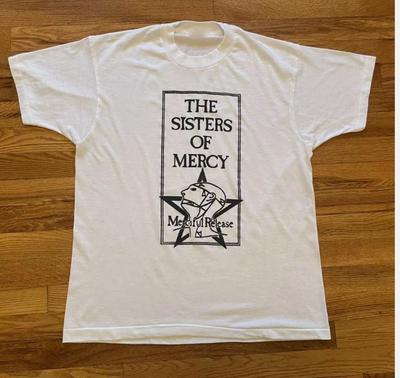 Vintage The Sisters Of Mercy Baumwolle Weiß Alle Größen Unisex Klassisches Hemd