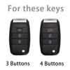 3/4 Buttons Car Key Case For Kia Rio 3 K2 Ceed Cerato K3 Sportage 4 Picanto K5 Optima Sorento Forte Stinger   Key Chains