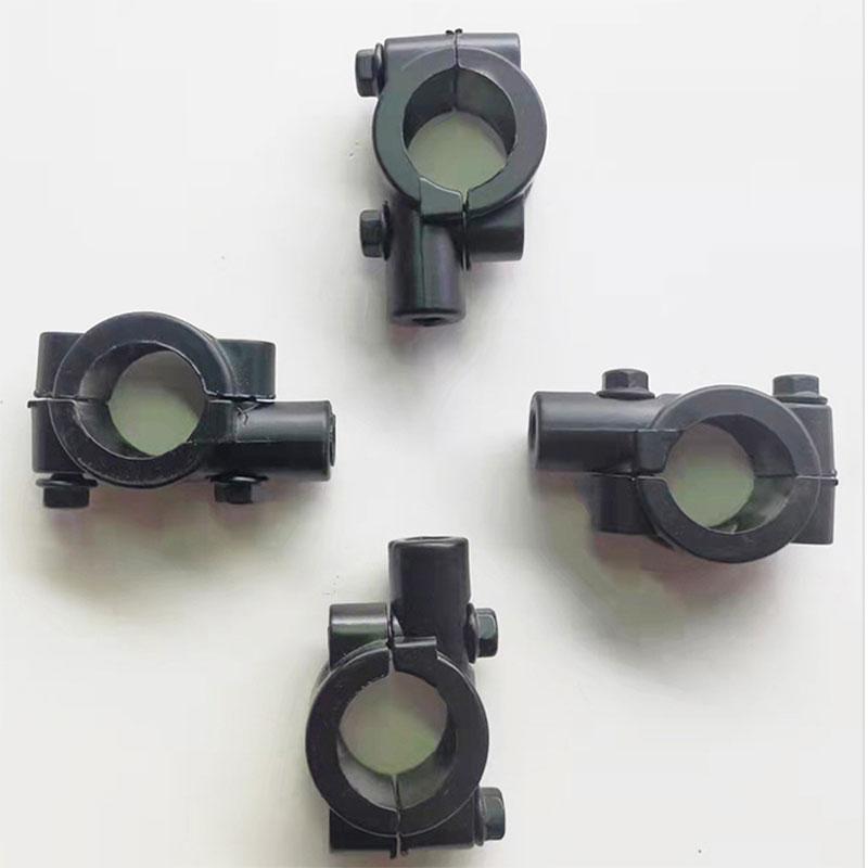 Motocykl zpětný držák zrcátka držák držáku svorky základna 8 mm 10 mm 7/8" černý hliníkový univerzální motocyklový nástroj