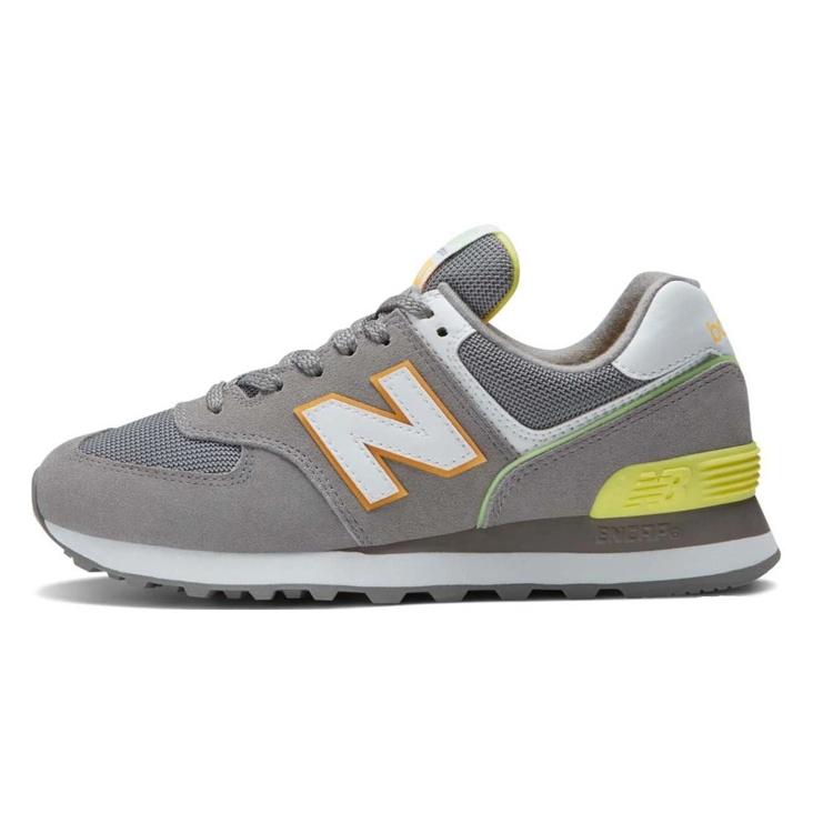 (WMNS) New Balance 574 Series V2 Low-Top Grey/Orange Women s WL574CM2 EU 37
