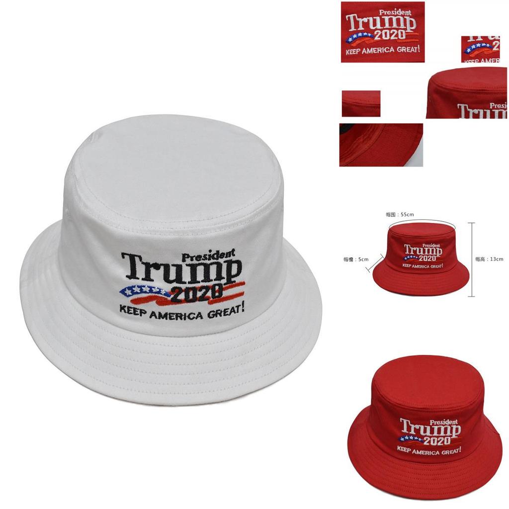 Trump Donald Prezydent 2020 Keep America Great Czapka Haftowany Kapelusz Bucket Hat Unisex