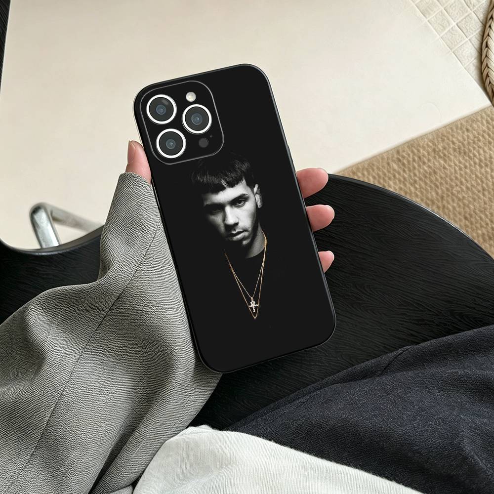 Anuel AA-Real Hasta La Muerte Phone Case For iPhone 17, 16,15,14,13,12,11 Plus,Pro Max, Others Soft Black Cover