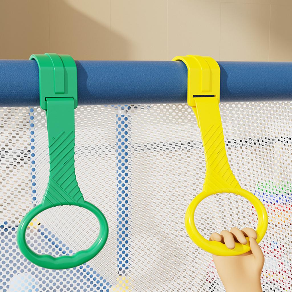 Toddler Bed Pull Handle Safe Baby Crib Grip Ring for Standing Support Easy Installation Lightweight for Travel Daily