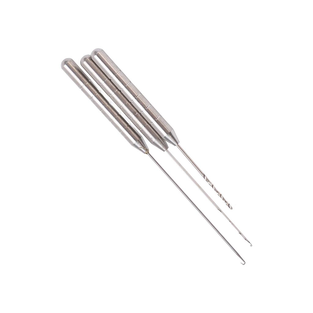 Fishing Bait Needle Set 3 in 1 Combo Set Aluminium Alloy Carp Fish Drill Tackle Rigging Tool Kit