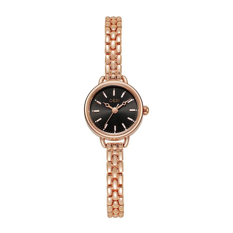 Gadi Womens Minimalist Korean Style Alloy Waterproof Quartz Watch With Elegant Strap For Casual Wear