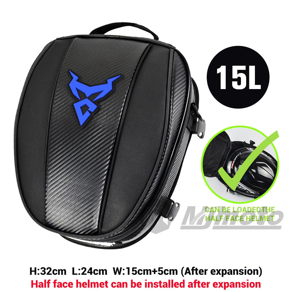 Motocentric Wasserdichte Motorrad-Hecktasche Multifunktionale Motorrad-Rücksitztasche Hohe Kapazität Motorradtasche Fahrer-Rucksack