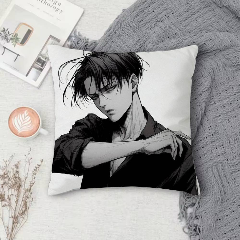 

AAttack on Titann Doublesided Printed Square Pillow Cover Decorative Cushion Cover for Sofa Bedroom Bedside 30X30cm