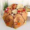1pc Cute Capybara Print Umbrella - 8-Rib Automatic Open/Close, Fashionable Compact Umbrella for Outdoor Adventures yy250813194