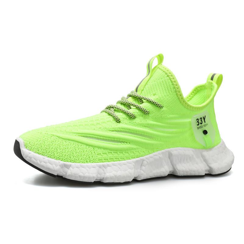 Zapatos de Hombre Exportación Cola Única Zapatillas Deportivas Talla Grande Transpirables Zapatillas de Running Ligeras Zapatos de Malla para Hombre