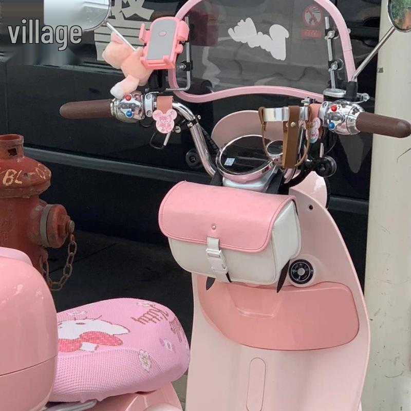 Elegant Waterproof Front Basket for Electric Bikes - Sleek, Portable, and Dynamic Storage Solution for Aima Bikes