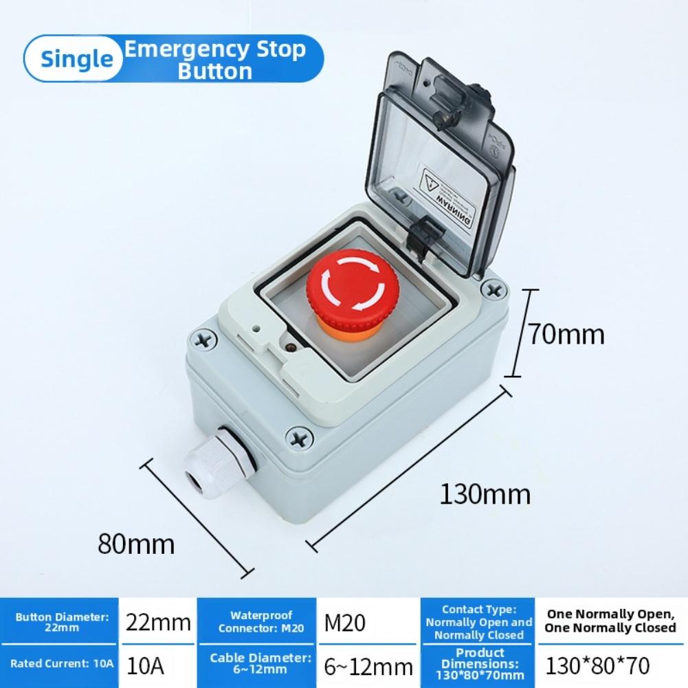 For Outdoor Equipment AS SHOWN Outdoor Control Box Outdoor Waterproof Switch Control Waterproof Control Box ABS Enclosure