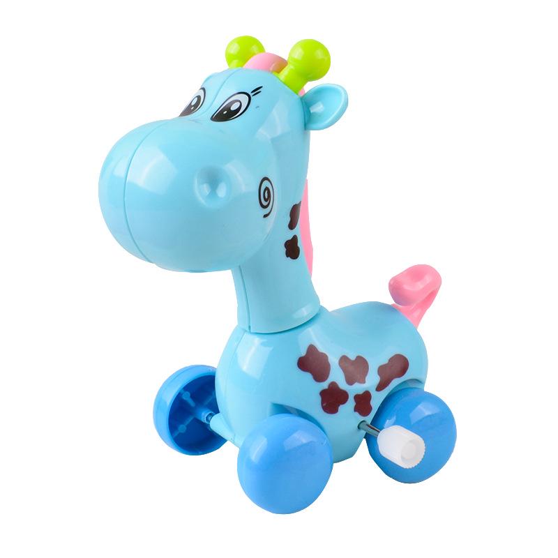 Creative Cartoon Wind-Up Toys: Giraffe & Small Animal Crawlers for Kids