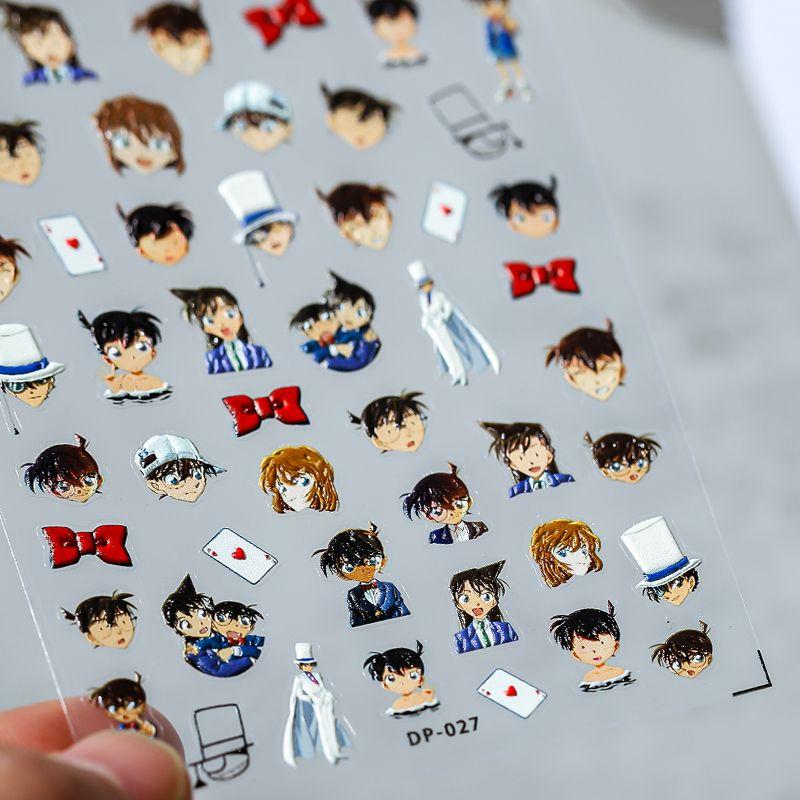 

New Craft Waterproof Decorative Cartoon Conan Manicure Sticker DP027 (stereo)