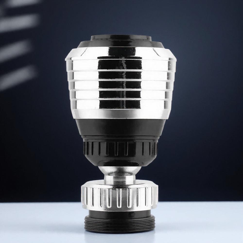 

360 Degree Rotating Water Saving Faucet Sprinkler Spill Proof Turbo Charger for Kitchen Garden Bathroom