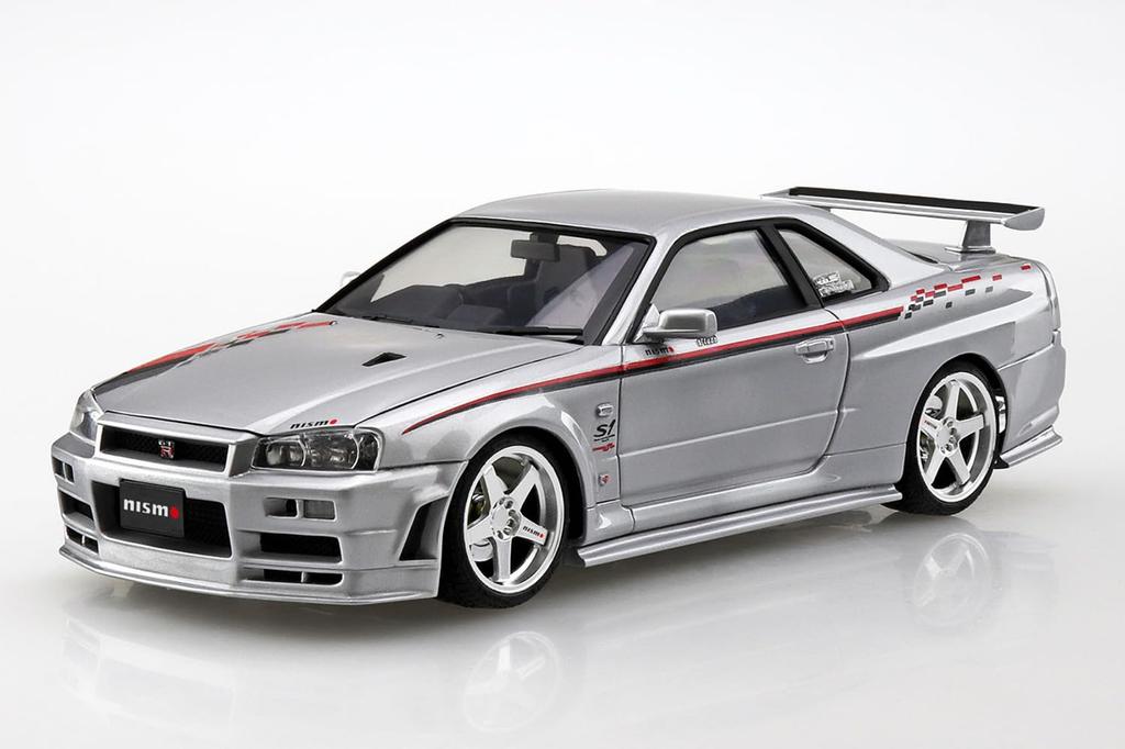 Aoshima Bunka Kyozai The Model Car Series SP05 Nissan BNR34 Skyline NISMO 2004 Plastic Model (AOSHIMA) 1/24 GT-R S-TUNE