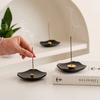 Ceramics Incense Stick Holder Incense Burner Stick Holder Line Plate Sandalwood Coil Base Yoga Studios Home Decoration Gift