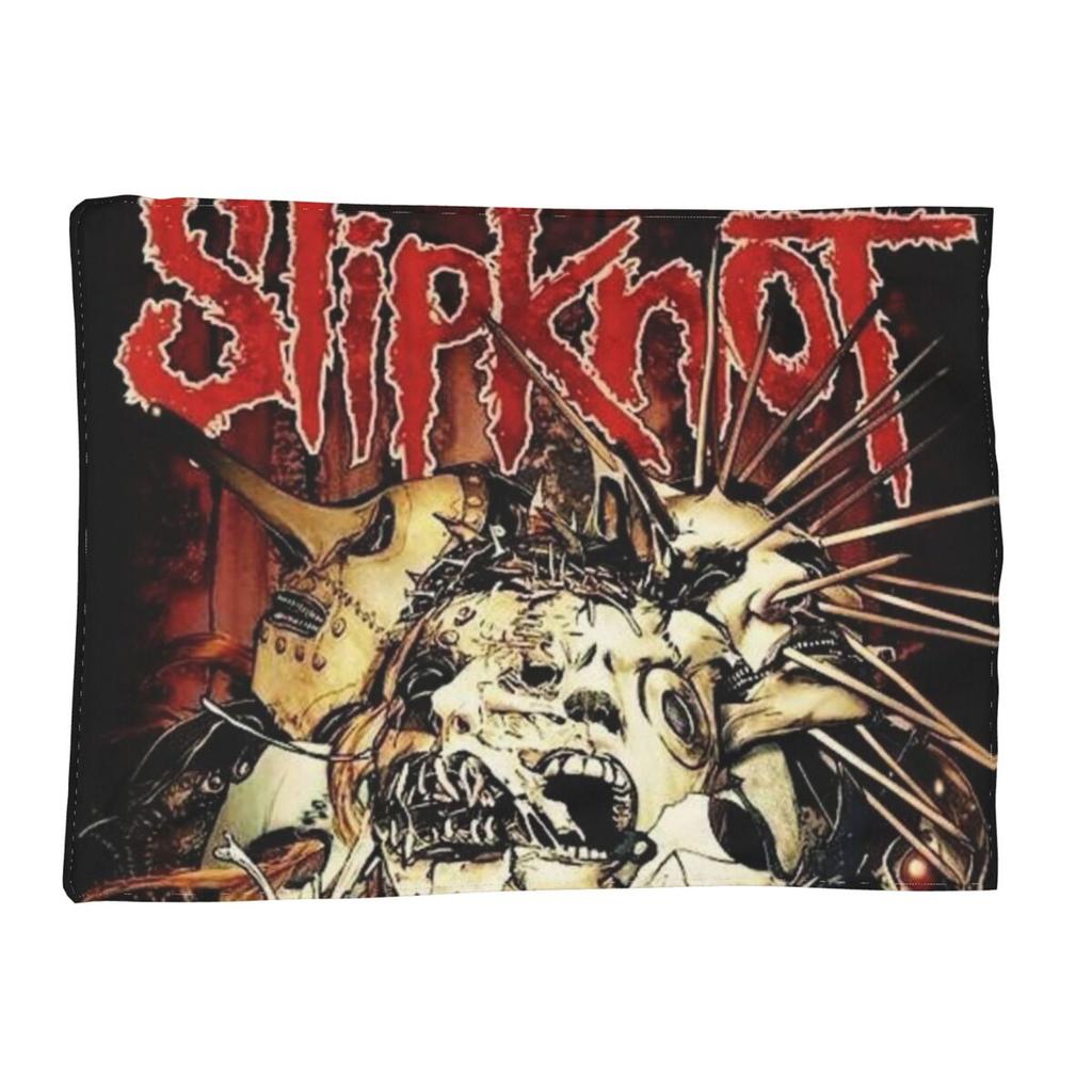 שמיכה מפלנל רכה וחמה של להקת ההבי מטאל Slipknot, כיסוי לחדר שינה, פיקניק, נסיעות, בית, מוזיקת היפ הופ רוק