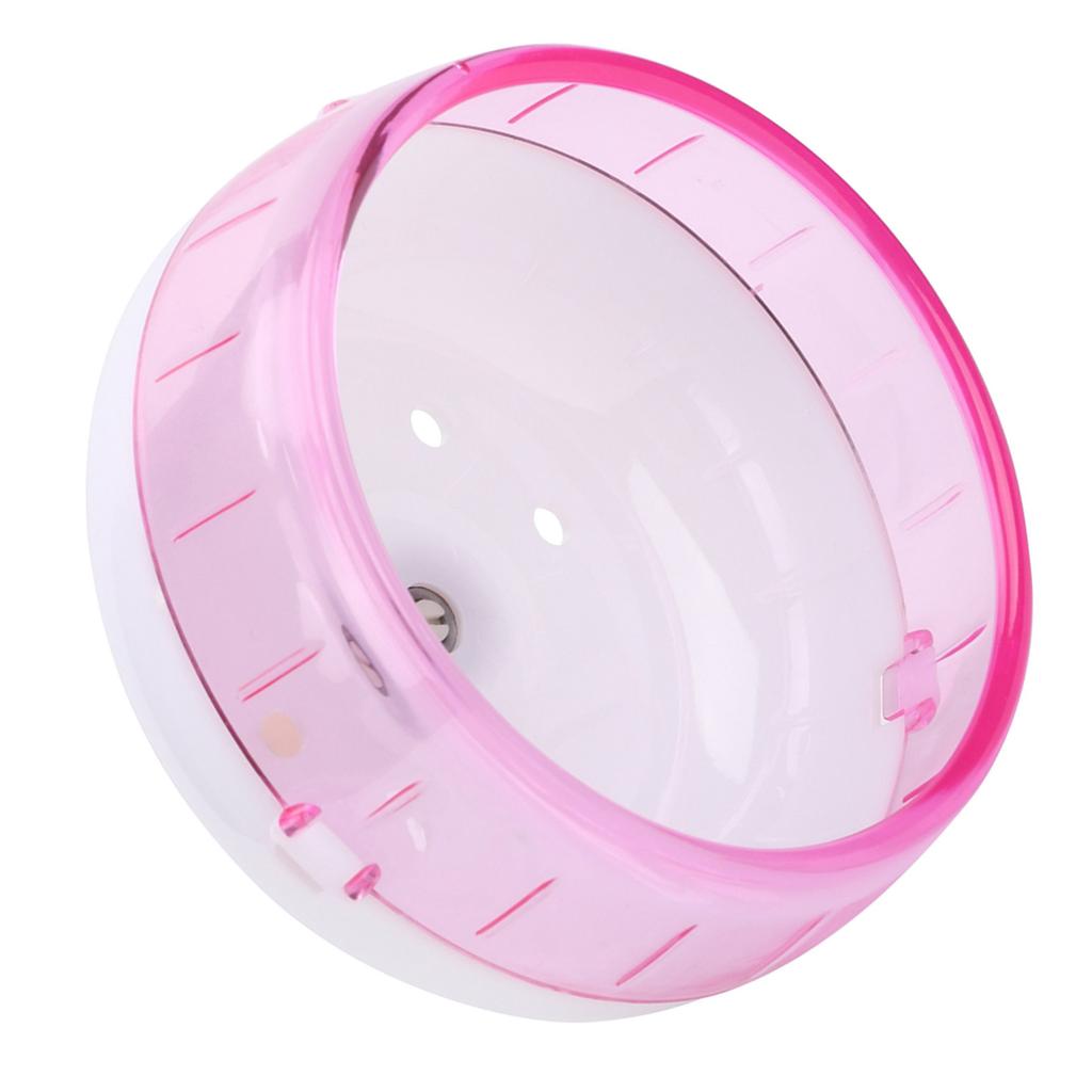 Plastic Super Silent Roller Exercise Running Wheel Toy for Small Pets Hamster Guinea Pig ChinchillaPink