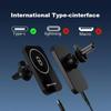 Magnetic Wireless Car Chargers 30W For Magsafe iPhone 16 15 14 13 12 Pro Max Car Charger Air Vent Clip Fast Charging Station