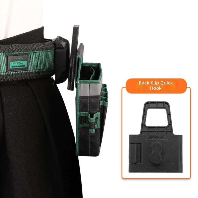 Professional Screwdriver Hardware Tool Work Belt Pouch With Secure Fastening System For Outdoor And Indoor Applications