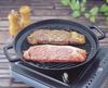 Iwachu Grill Pan, Round, 29cm, Black Finish, Inner Diameter 28.5cm, Nambu Ironware, 23051