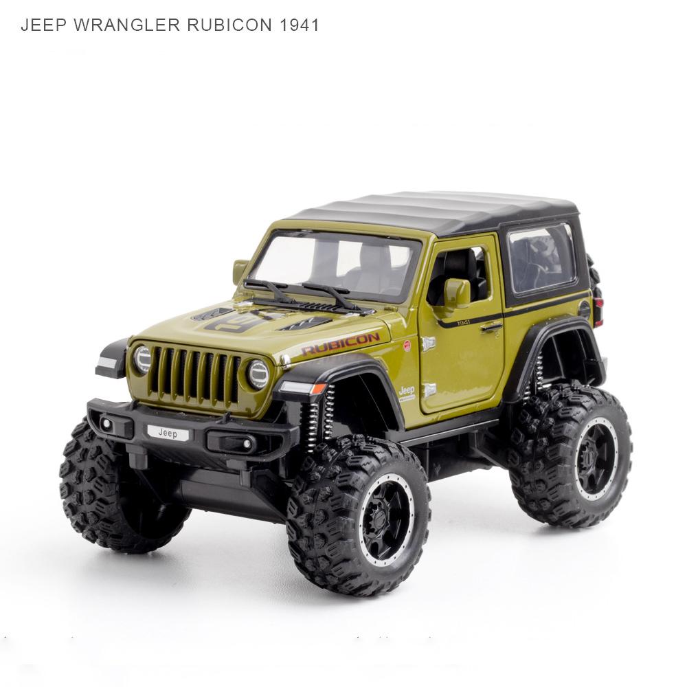 1:32 Jeeps Wrangler Rubicon Off-Road Legierung Modell Auto Spielzeug Druckguss Metall Casting Sound und Licht Auto Spielzeug Für Kinder fahrzeug