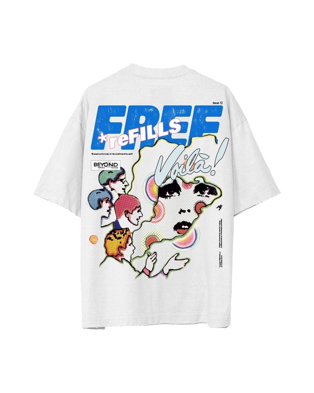 VIOLA TEE FREE REFILLS Graphic Tee Premium Graphic Tshirt TShirt Unisex XXXL
