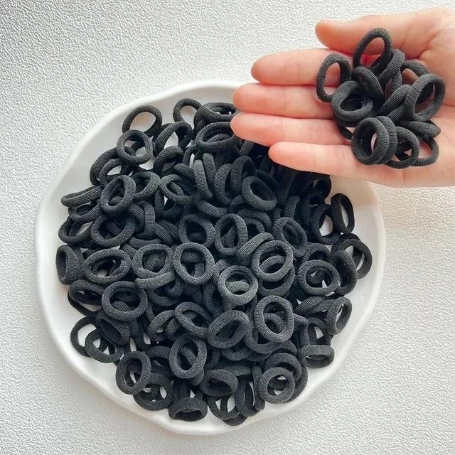 20/50/100 Stück Haargummis für Kinder Buntes Nylon Scrunchie Haargummis Gummiband Kinder Elastische Haargummis Mädchen Accessoires