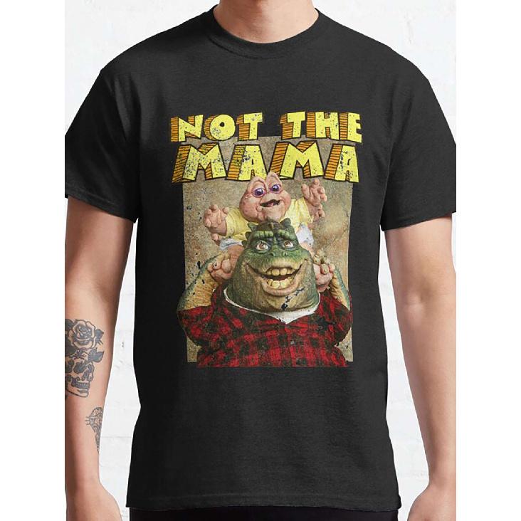 Men'S Funny "Not the Mama" & Green Monster Graphic T-Shirt Casual Loose Fit Crew Neck Short Sleeve Tee with Humorous Print, Perfect for All-Season