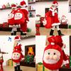 Kids Xmas Outfit Boys Girls Santa Claus Cosplay Costume Christmas Clothes