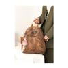 Backpack Women PU Vintage Lightweight Large Capacity Multi Compartment Commuting Travel Daily