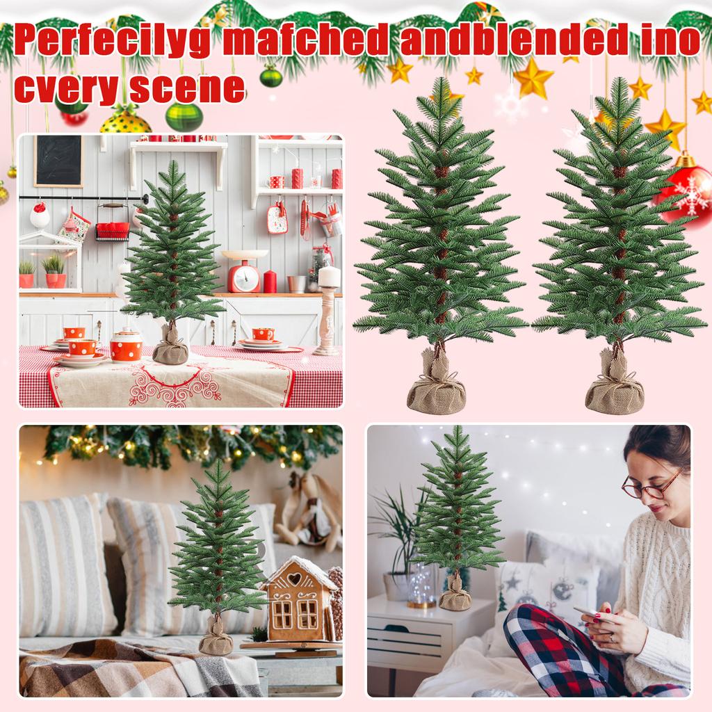 Artificial Christmas Tree Desktop Small Tree Pe Christmas Decoration Christmas Tree Ornaments Small Christmas Tree