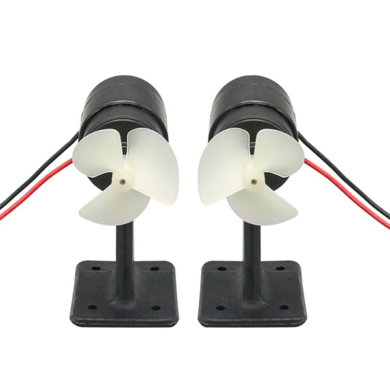 Strong Plastic Remote Control Boat Motor Underwater Propeller System High Efficiency Quiet Running Design for Boats