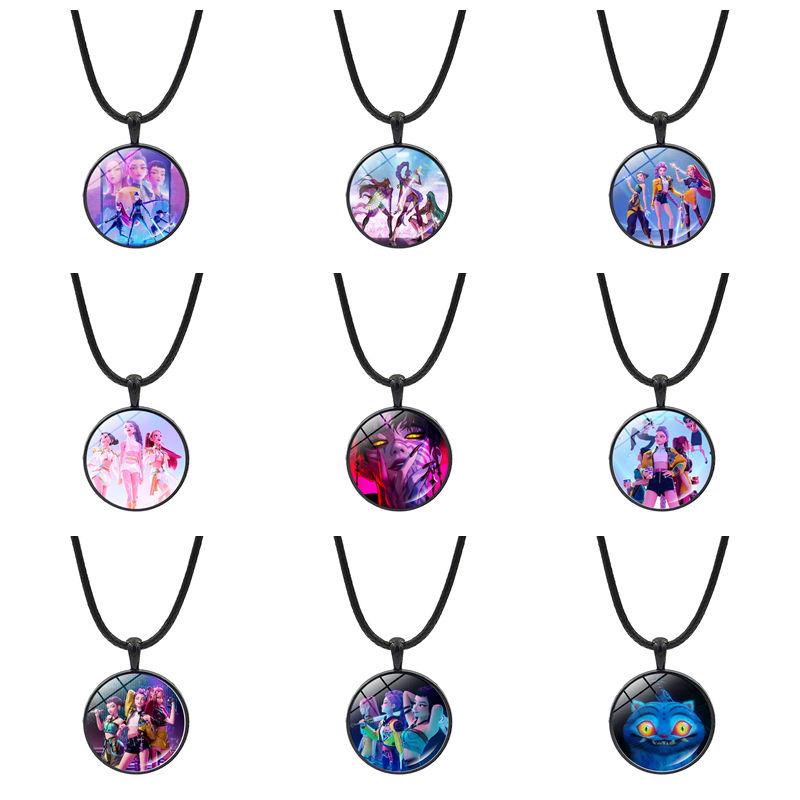 Kpop Náhrdelník Lovce démonů Kpop Huntrix Party Laskavosti Estetický Náhrdelník Náramek Klíčenky Narozeninové Dárky Suvenýr pro Fanoušky
