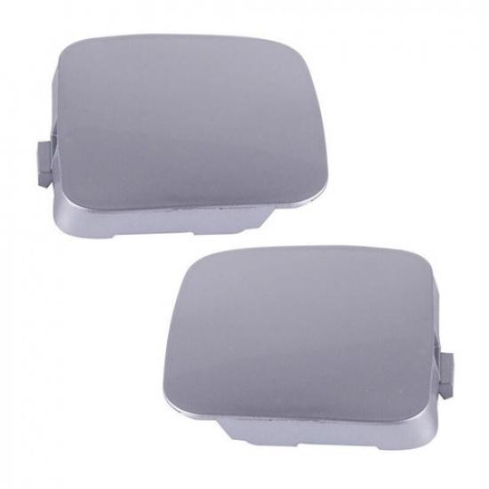 Silver Best Left&Right Front Bumper Tow Hook Eye Cap Cover For Toyota RAV4 09-12