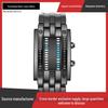 Reloj Electrónico Binario LED de Iron Man Coreano de Moda para Parejas