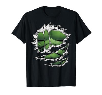 Camiseta Rasgada do Hulk dos Vingadores da Marvel