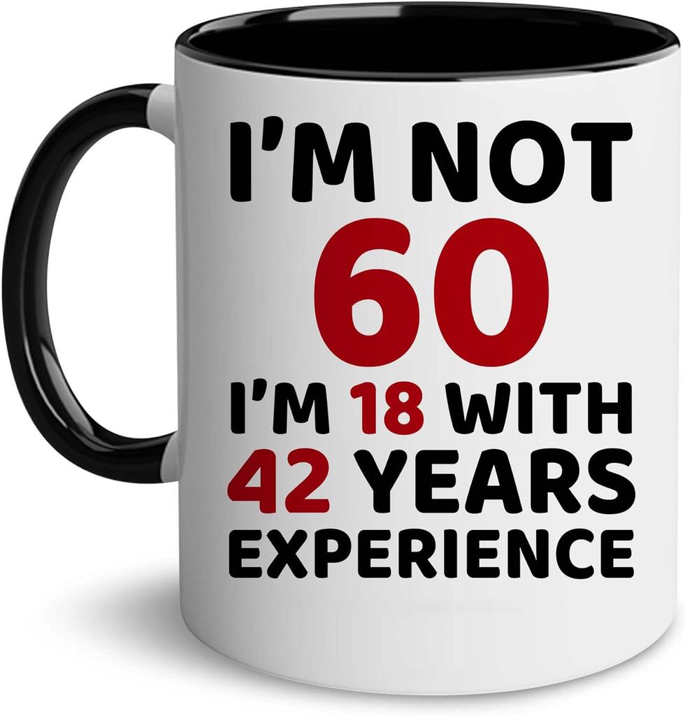 Birthday Birthday Ceramic Coffee Mark Cup 18 Years Old Tea Cup 40 Years Old 60 Years Old 80 Years Old Gift New 50